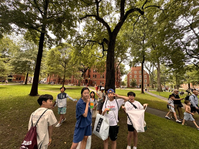 하버드대학교 탐방 사진